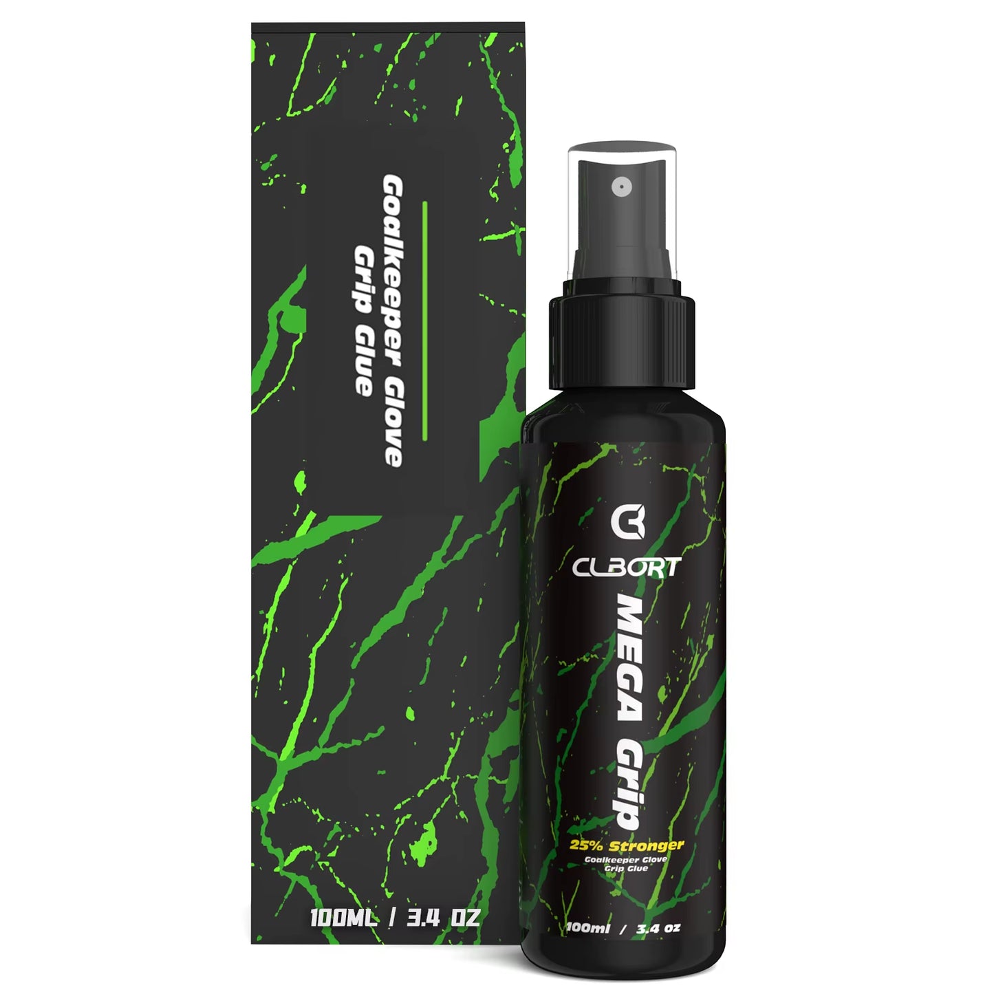 Clbort Goalkeeper Glove Grip Spray, MSDS Certified Goalie Glove Glue, 100Ml