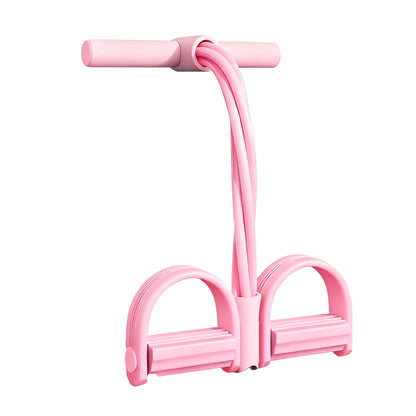 Multi-Functional Pedal Resistance Band Trainer – Portable Foot Pedal Fitness Equipment for Home Gym Full Body Workout, Abdominal Training, Sit-Ups, Yoga，Rehabilitation Training